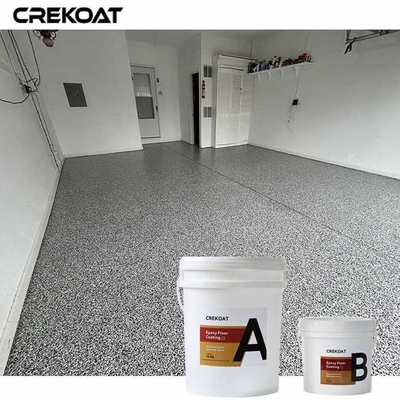 Lapisan Lantai Epoxy Flake untuk Ruang Perumahan dan Komersial