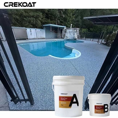 High Gloss Finish Polyaspartic Floor Coating Seamless Mudah Untuk Membersihkan