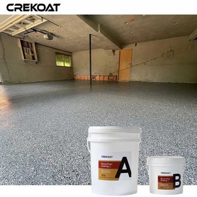 Tekstur Lapisan Lantai Epoxy Flakes Dalam Ketebalan Berbeda Untuk Kebutuhan yang Berbeda