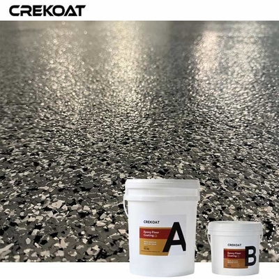 Low VOC Polyaspartic Floor Coating Customisable Finishes Matte Satin atau High Gloss