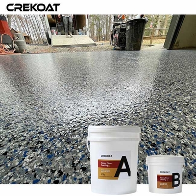 Low VOC Polyaspartic Floor Coating Customisable Finishes Matte Satin atau High Gloss