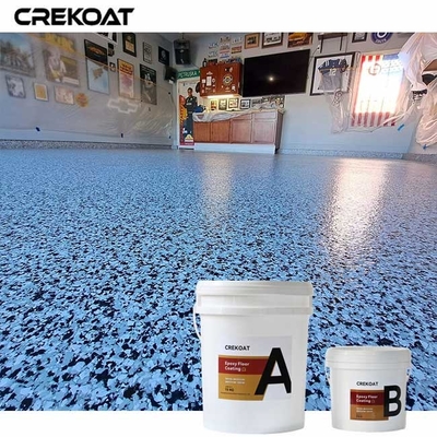 Sistem hibrida Flake Epoxy Garasi Lantai Ombining Epoxy Dengan Metal Flakes