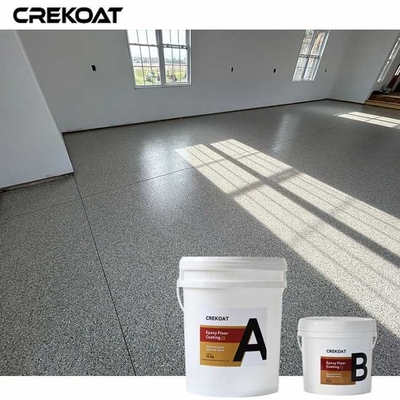 Variable Gloss Levels Cat lantai dengan serpihan untuk area keausan berat
