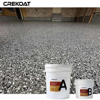 Lapisan Lantai Epoxy Flake Self-Leveling Low Odor Selama Aplikasi