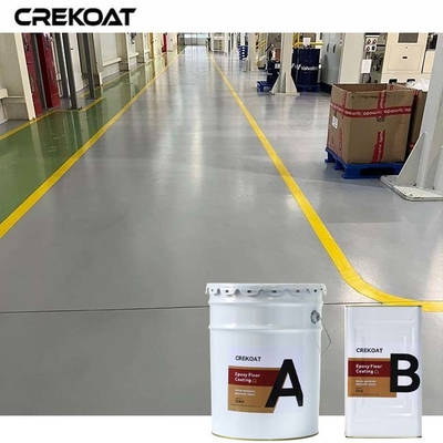 Lapisan lantai epoxy yang tahan UV di atas beton tahan kekuningan dan degradasi dari sinar matahari