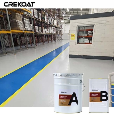 Lapisan lantai epoxy industri Tahan lalu lintas forklift Peralatan berat