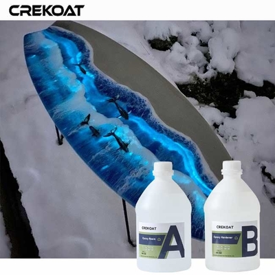 Perekat yang sangat baik Meja Atas Epoxy Resin UV Stabilisasi Untuk Luar Ruang