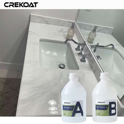 Glossy Finish Table Top Epoxy Resin Daya tahan terhadap goresan, noda dan panas