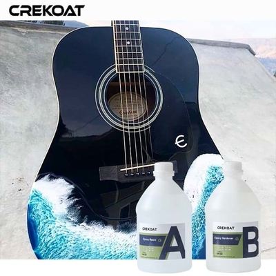 Self-leveling Clear Epoxy Resin Ideal untuk digunakan dalam karya seni campuran media yang rumit