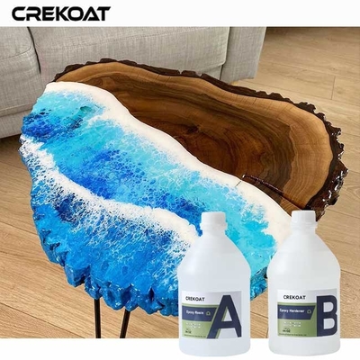 1/1 Rasio Resin Epoxy Jelas Ideal Untuk Membuat Meja Sungai Resin Custom