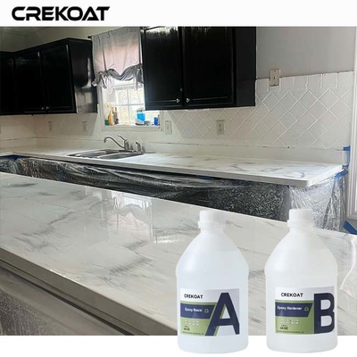 Resin Epoxy atas meja dengan viskositas rendah untuk mudah menyebarkan finishing halus