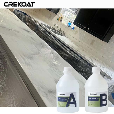 Resin Epoxy atas meja dengan viskositas rendah untuk mudah menyebarkan finishing halus