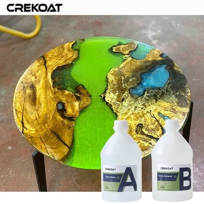 Karet Epoxy yang tahan lama dan berkilau untuk meja dengan warna yang cerah
