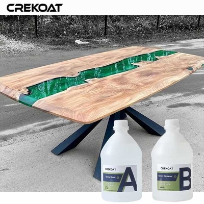 Resin Epoxy Jelas Untuk Kayu Formulasi Kecantikan Rendah Untuk Mempertahankan Kejernihan
