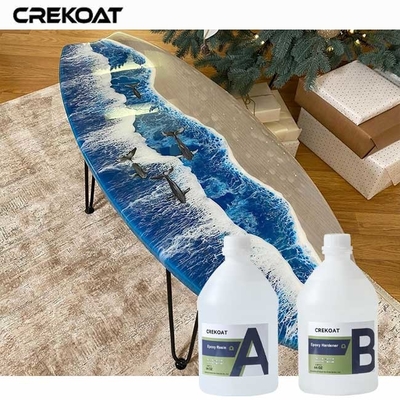 Perekat yang sangat baik Meja Atas Epoxy Resin UV Stabilisasi Untuk Luar Ruang