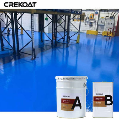 Self Leveling Waterproof Epoxy Floor Coating with 5:1 Mix Ratio and 12 Months Shelf Life