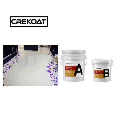 Pengeringan tahan asam Lapisan lantai resin epoksi bebas debu 3mm Self-leveling