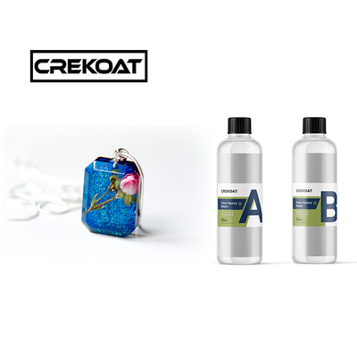 Kekerasan Kaca Cairan Deep Pour Epoxy Non Toxic Water Resistant Epoxy Resin TDS