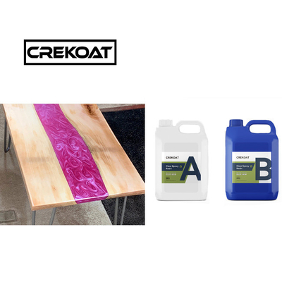 Wood Clear Casting Epoxy Resin Resistensi panas UV Resistant Resin Exotherm rendah