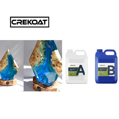 Membungkus Non Yellowing Deep Tuang Epoxy Resin Viskositas Rendah Untuk River Table
