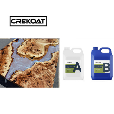 Mengembungkan Makanan Aman Tuangkan dalam Epoxy Resin Pantai Sungai Perlahan Penyembuhan Tidak ada VOC