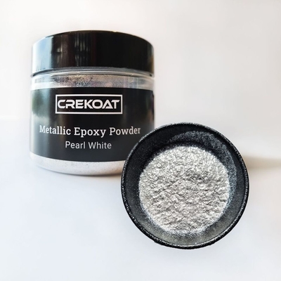 Mica White Pearl Resin Pigment 5-25 Mikron Kemurnian Tinggi Tidak beracun