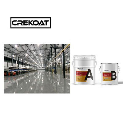 Primer Cat Lantai Epoxy Industri Tanpa Jahit Padat Tinggi Lurus
