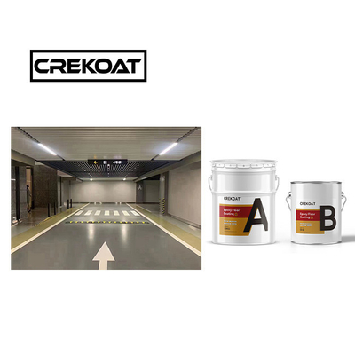 Lapisan lantai epoxy industri berbasis pelarut Crekoat untuk lantai domestik