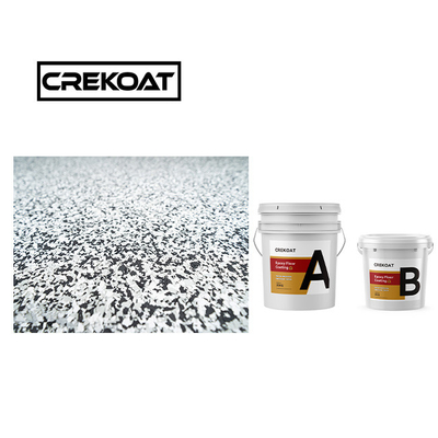 Crekoat Dua Komponen Tinggi Padat Lapisan Polyaspartic Nonyellowing TDS