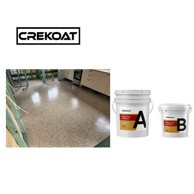 3mm Lapisan Lantai Epoxy Resistant Slip Resin Full Broadcast Epoxy Flake Coating