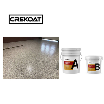 Polyaspartic Polyurethane Floor Coating Pemberantasan Abrasi Superior