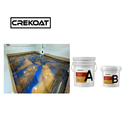 Lapisan bening tahan UV tanpa jahitan / Lapisan Epoxy 3mm Bisa dibersihkan