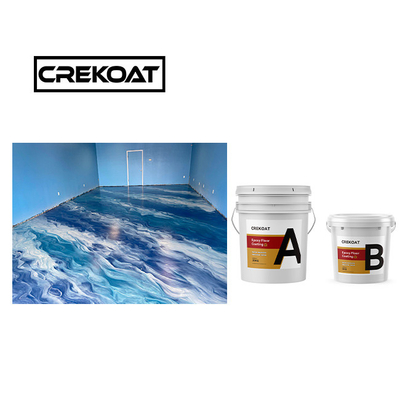 Basecoat Clear Metallic Epoxy Floor Coating Viskositas Bisa Dibersihkan