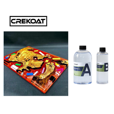 Perhiasan Seni Berbau Rendah Epoxy Resin Cepat Menyembuhkan Kaca Bening Seperti Selesai