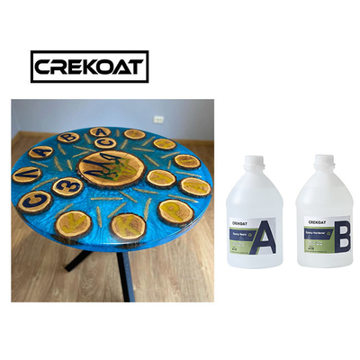 TDS Fast Curing Deep Pour Epoxy Resin Untuk Meja River Table Atas Meja Kayu