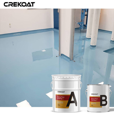 Lapisan lantai epoxy farmasi tahan api Tahan lalu lintas kaki yang berat