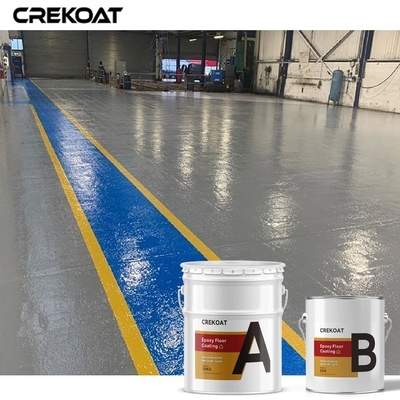 Pelapis Lantai Epoksi Berbasis Air Cepat Kering Waktu Recoat Cepat Gloss Tinggi