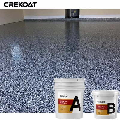 5mm Vinyl Flakes Epoxy Resin Floor Coating Memberikan Resistensi Dampak Daya Tahan
