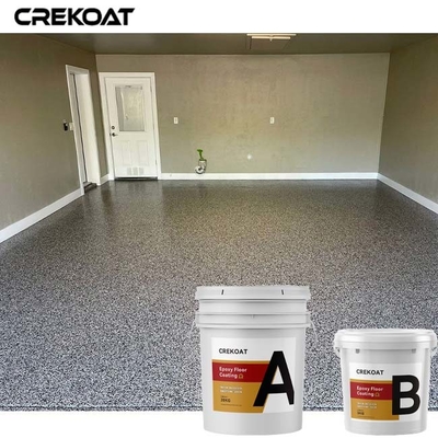 Acrylic Flakes Epoxy Resin Floor Coating Untuk Pusat Perbelanjaan Dan Rumah