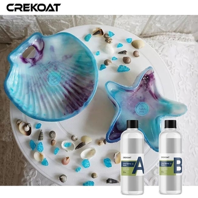 Kerajinan 2 Bagian Resin Jelas Dengan Gelembung Minimal