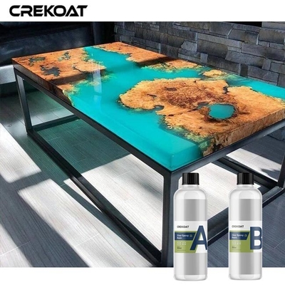 Deep Tuang Jelas Epoxy Resin Kaca Seperti Finish Non Toxic Aman