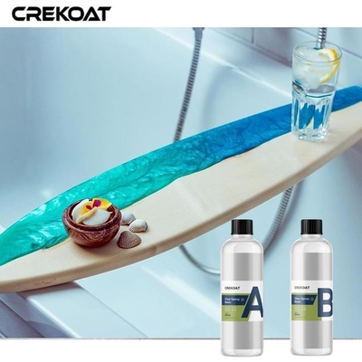Low Bau Kristal Epoxy Resin Meja tahan lama tahan lama Lapisan