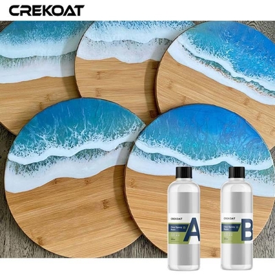 Low VOC Self Leveling Clear Epoxy Resin Untuk Kerajinan Lukisan Kanvas Perhiasan