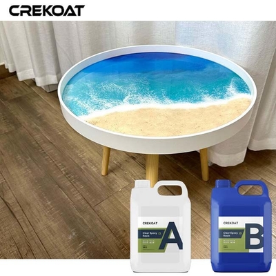 Crystal Clear Deep Pour Liquid Glass Epoxy Untuk Resin Diorama Samudra