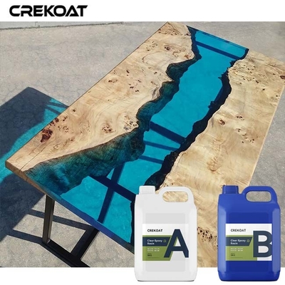 Self Leveling Glossy Deep Pour Epoxy Resin Untuk Clear Casting Transparan Finish