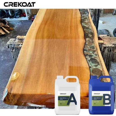 Low Maintenance Clear Epoxy Resin Poured Table Tops Memberikan Permukaan Yang Lurus Dan Tanpa Jahit
