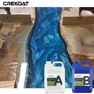 Self-leveling High Viscosity Deep Pour Epoxy Resin Untuk Membuang Batu Kayu