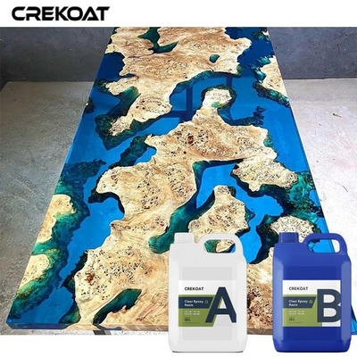 Clear Glassy Deep Pour Epoxy Resin Tahan Goresan Dan Menguning