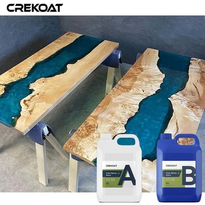 Wood Cast Deep Tuang Epoxy Resin 50mm Pelepasan Panas Rendah Tebal