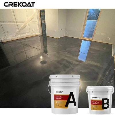 Pelapis Lantai Epoxy Hitam Metalik High End Anti Slip Untuk Rumah